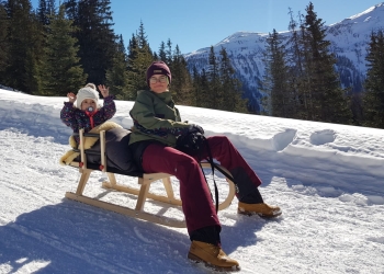 skiurlaub oesterreich ladis rodeln